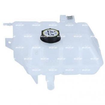 Depósito de expansión NRF 454094 - Depósito compensación, refrigerante, compatible con sistemas de refrigeración, fabricado en plástico resistente a altas temperaturas y presiones, incluye tapón hermético para evitar fugas, diseño optimizado para