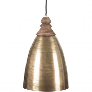 Lámpara de Techo Colgante Dorada de Hierro 30 x 30 x 54 cm - Originalidad