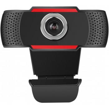 Cámara Web Platinet PCWC480, 640 x 480 píxeles, USB 2.0, color negro y rojo