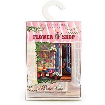 SACHET PERFUMADO CON PERCHA FLOWER SHOP