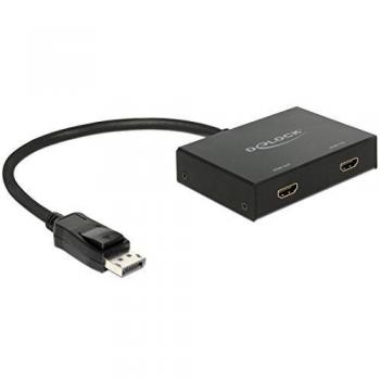 DeLOCK 87666 Divisor de Video DisplayPort - Splitter de vídeo