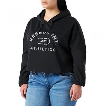 Sudadera con Capucha Mujer Reebok Workout Ready Vintage Performance Negra S
