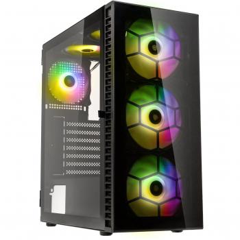 Caja ATX Kolink Observatory HF Glass ARGB Negra
