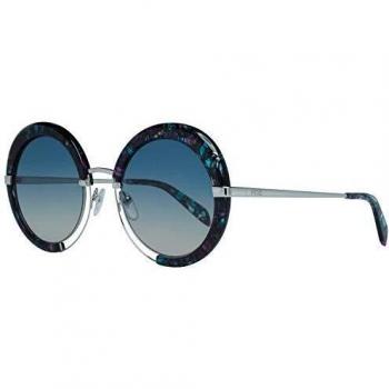 Emilio Pucci Multicolor Round Gradient Turquoise Sunglasses for Women - One Size