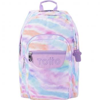 Mochila Escolar Totto Estampa2 Pastel Lápiz Multicolor