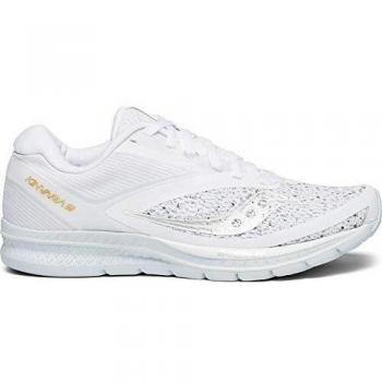 Saucony Women Kinvara 9 Women Running Shoes Neutral Running Shoe White - Silver 4,5