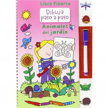 DIBUJA A PASO: Animales Del Jardín: 2