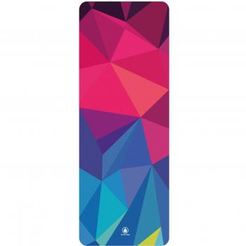 Homfa Esterilla de Yoga Esterilla de Gimnasia de Caucho Natural Yoga Mat Antideslizante 2-in-1 de Tapete y Toalla Double Capa 4.2mm de Grosor 185 x 67.4cm