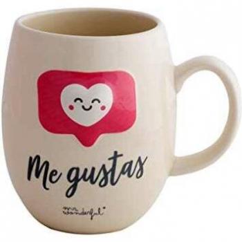Mr. Wonderful WOA10140ES Taza - Me Gustas