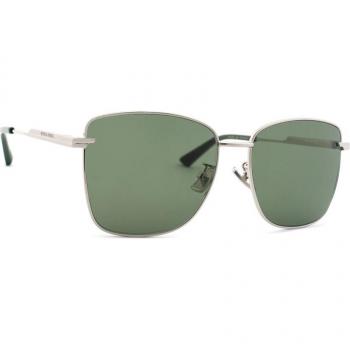 Bottega Veneta BV1237S 003 57 Stylish Gray Female Sunglasses, Size: 57 MM