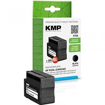 Tinta Compatible KMP H104 para HP 932XL (CN053AE) - Negro - Tamaño XXL