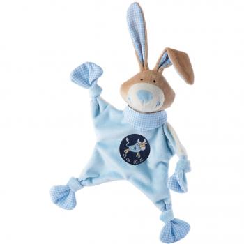 Sigikid 48829 - Mantita de arrullo con diseño de conejo y símbolo de Tauro, color azul