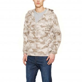 Urban Classic Sand Camo Pull Over Windbreaker