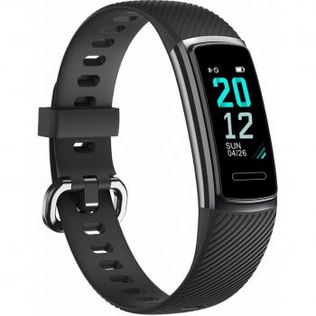 TOOBUR Pulsera de Actividad Inteligente, IP68 Impermeable Reloj Inteligente con Pulsómetro Podómetro Calorias Monitor de Sueño, Pulsera Actividad Smartwatch para Hombre Mujer Niños