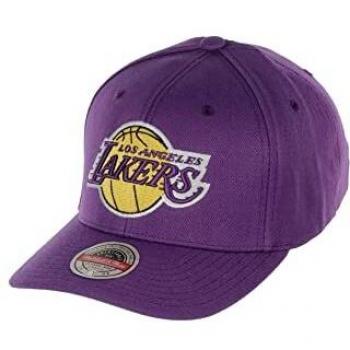 Mitchell & Ness Los Angeles Lakers Purple NBA Team Ground 2.0 Classic Red Snapback Cap - One-Size