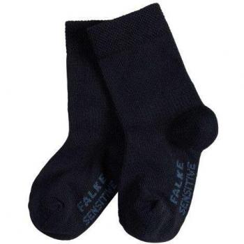 FALKE Unisex bebé, Sensitive Calcetines, Algodón, Azul