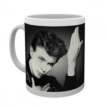 Taza Héroes de David Bowie Gris/Negro One Size