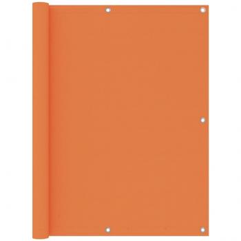Toldo para balcón de tela Oxford naranja 120x400 cm