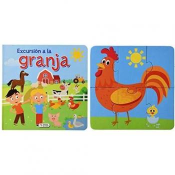 LIBRO CARTÓN CON PUZLES: Excursión A La Granja: 2