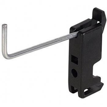 wolfcraft 6099000 ganchos Standard, para el sistema de organización del taller PACK 10, 60 mm
