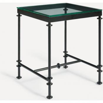 Mesa auxiliar de cristal Reggie