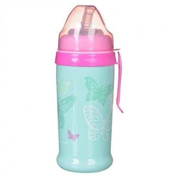 Taza Deportiva Antigoteo Butterfly Menta 350ml
