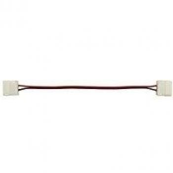 Cable con conectores push para tira LED flexible - 8 mm - 1 color