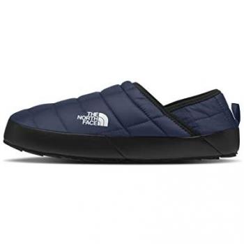Zapatillas The North Face ThermoBall Traction Mule V, color azul oscuro y negro, modelo para hombre, talla 45.5