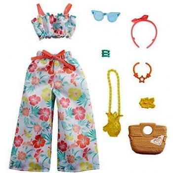 CDU Barbie Pack de moda licencia Roxy: ropa de muñeca conjunto 2 piezas tropical