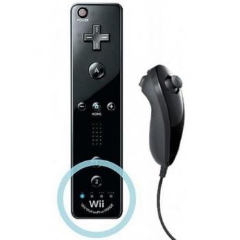 Mando Wii Plus Negro + Nunchuk