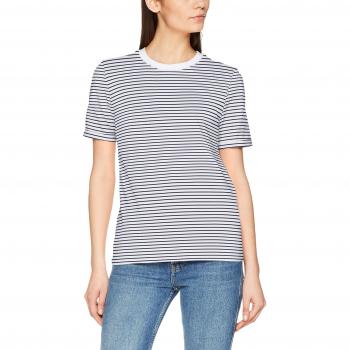PIECES Pcria SS Fold Up tee Noos, Camiseta para Mujer,