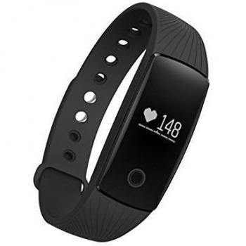 Pulsera Inteligente, SAVFY® Deportes Pulsera Reloj de Pulsera Teléfono Celular Mate con Podómetro Con pantalla táctil SMS de llamada Bluetooth 4.0, Compatible con iPhone y Android Smartphone