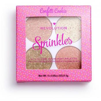 Vegan Confetti Cookie Blush & Highlighter Palette 2-in-1