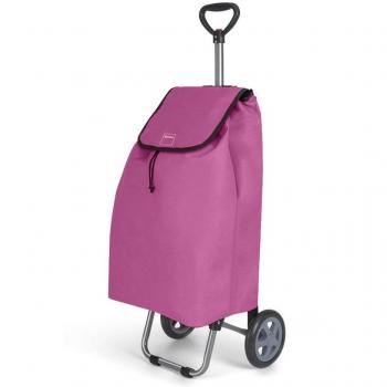 Metaltex Tulip - Carro de Compra con 2 Ruedas, 35 Litros, Fucsia