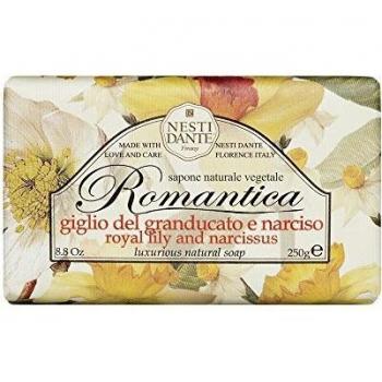 NESTI DANTE Romantica Royal Lily And Narcissus Soap Mydlo Toaletowe Lilia I Narcyz G, 250 Gramo