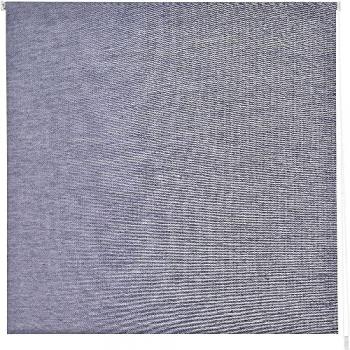Estor Enrollable Translúcido Liso Easy Fix BRAN Color Marino 100 x 180 cm Sin Taladrar