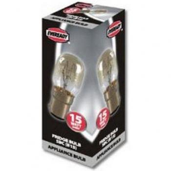 Bombilla para frigorífico Eveready SBC B15 tamaño único color blanco transparente