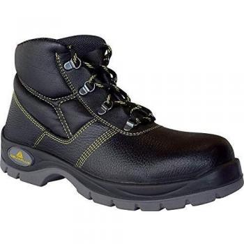 Delta plus calzado - Juego bota piel poliuretano negro talla 47