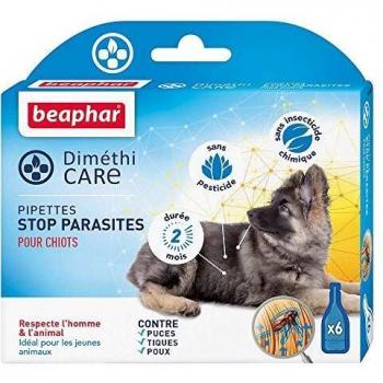 Beaphar Dimethicare - Pipetas para cachorros, 6 piquetas para perro