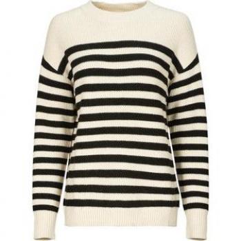Jersey Vila Viril Rayas Beige para Mujer