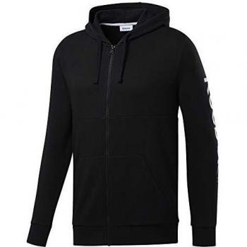Reebok Te Ll FZ Hoodie Sudadera, Hombre, Negro, L