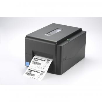 TSC TE210 Direct Thermal/Thermal Transfer Label Printer, 203 DPI, USB/RJ-45, Desktop Model, Max Print Width 108mm, Max Speed 152mm/sec