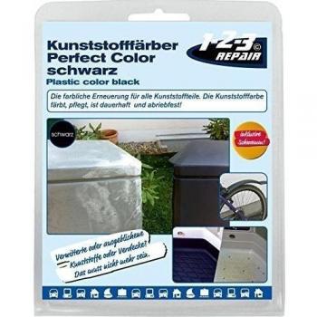 123repair Perfect-Color acondicionador de plástico, muebles de jardín de poliratán para acampar, esponja, pintura para plástico, refrescante de plástico, Negro, Juego de 2 piezas