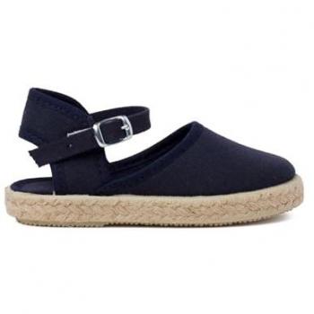 Alpargatas de Niña con Cierre de Hebilla - Talla 29 Color Azul Oscuro