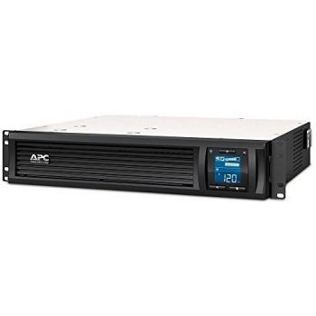 Schneider Electric SMC1500I-2UC SAI Inteligente UPS C de APC de 1500 VA, LCD, RM 2U, 230V con SmartConnect, 41.7cm x 8.6cm x 43.2cm, Negro