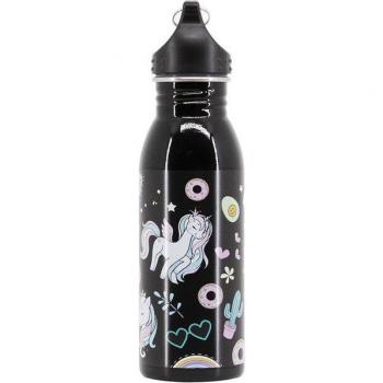 Botella de Agua Oh My Pop! Illusion 500 ml - Negro