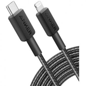 Cable Anker USB-C a Lightning 3m Nylon Negro