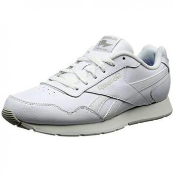 Reebok Men's Reebok Royal Glide Sneaker, White Steel Reebok Royal, 10.5 UK