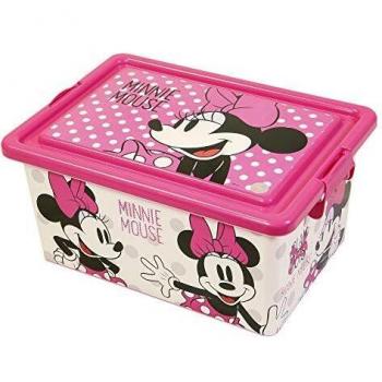 Stor CONTENEDOR 13 L | Minnie Mouse Glam Dots