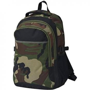 Mochila Escolar 40 L Camuflaje y Bolso Maleta de Colegio Color Gris, Azul y más